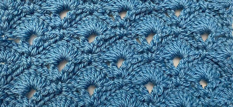 How to Crochet the Fan Stitch