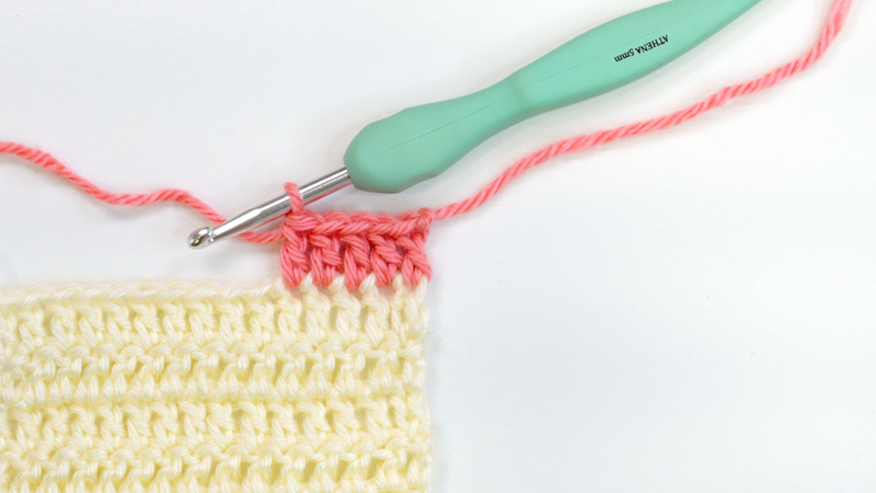 How to change colors in crochet