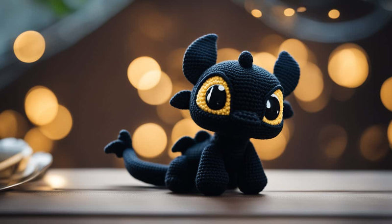 How to crochet a dragon