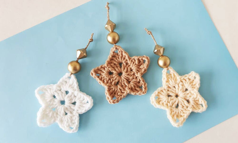 How to crochet a star