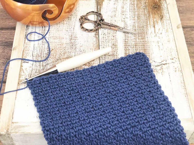 How to Crochet Moss Stitch