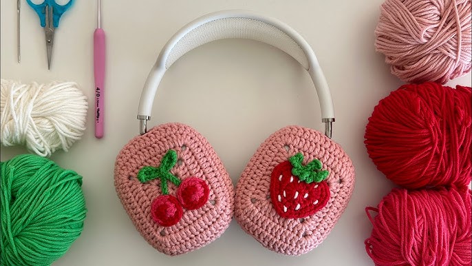 How to crochet headphone covers