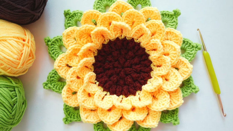 Free Sunflower Crochet Patterns