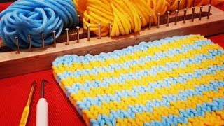 How to Use a Crochet Loom