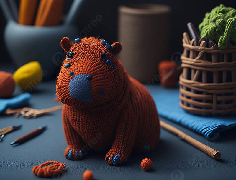 How to crochet a capybara