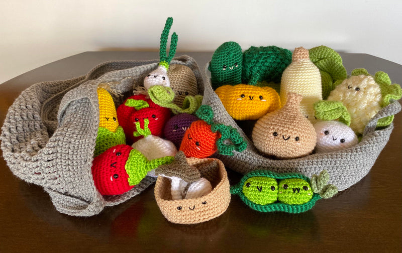 How to crochet vegetables