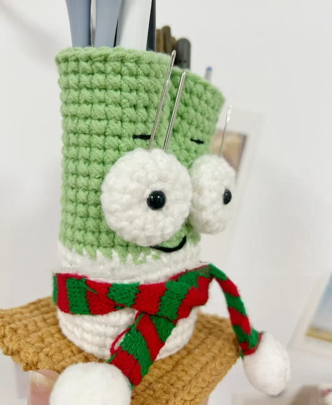 Onion Pencil Holder Vegetable Crochet Pattern