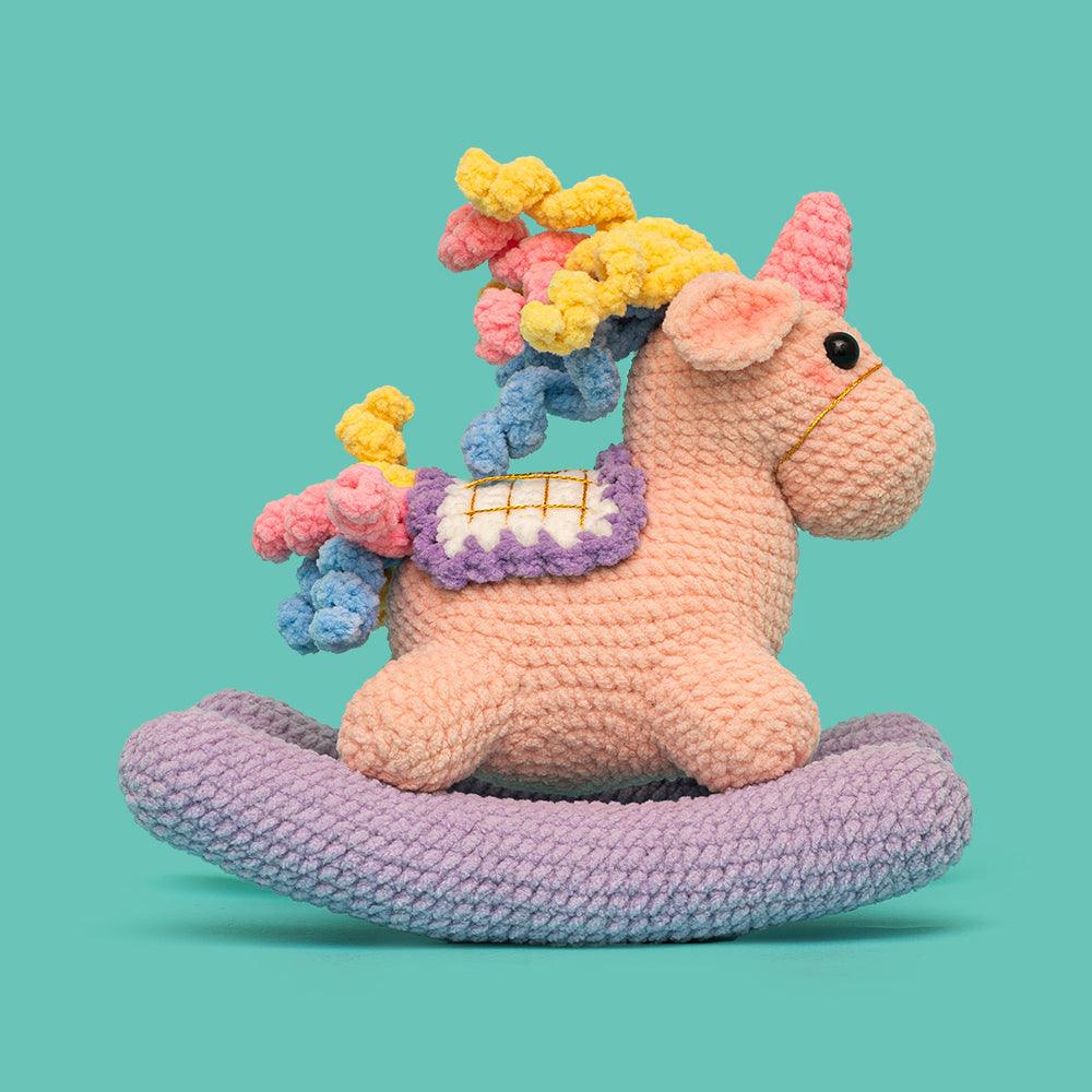 Cute Trojan Horse Unicorn Crochet Kit - HiCrochet