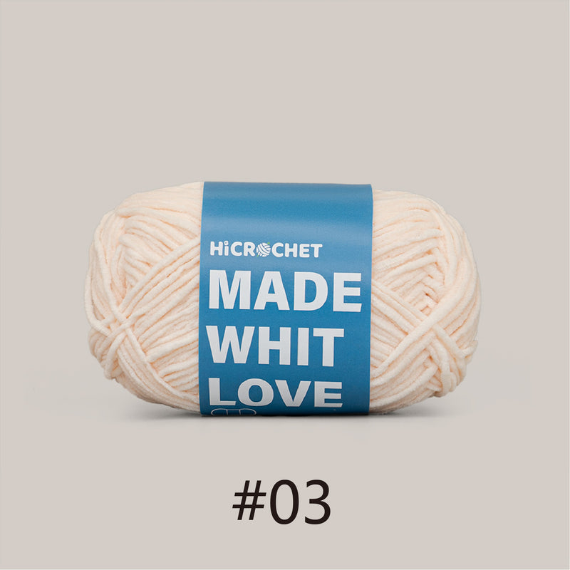 Crochet Yarn (100% polyester & 135m)