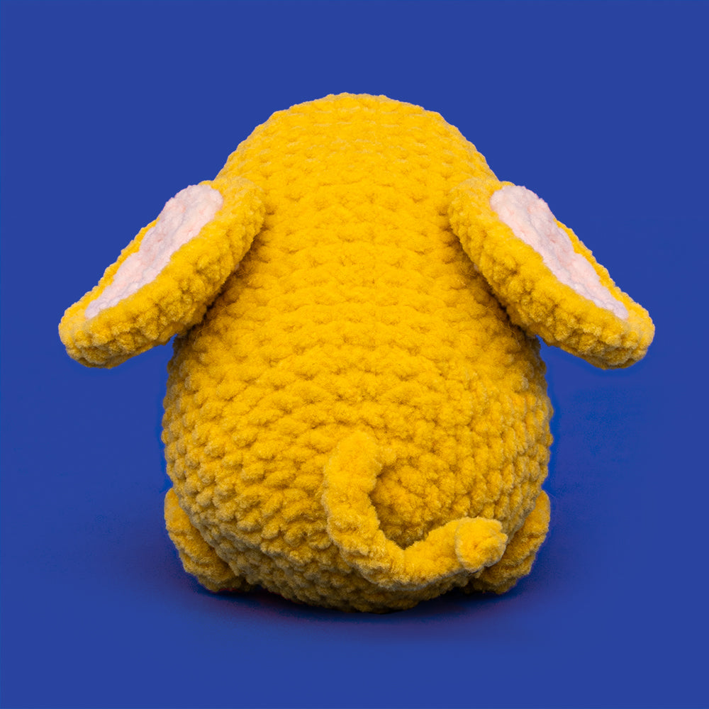 Yellow Cheese Mouse Crochet Kit