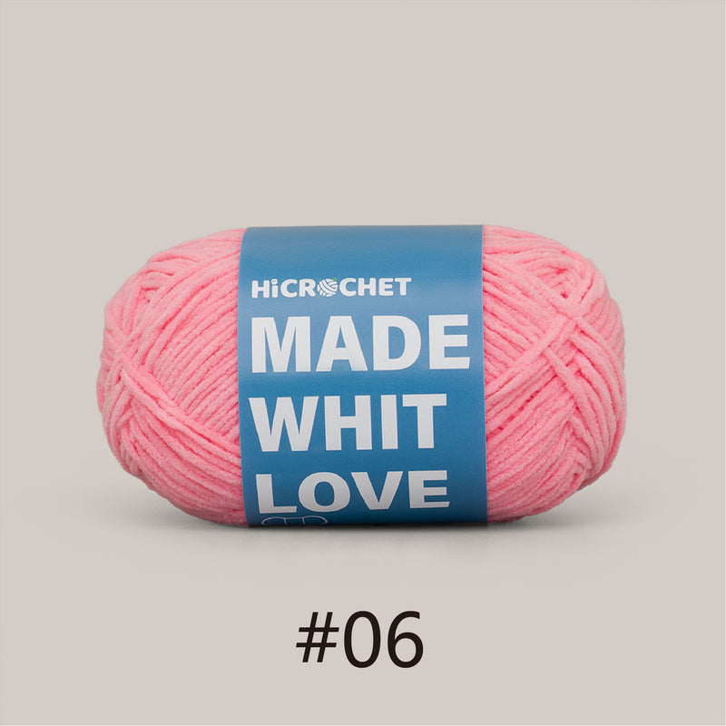 Crochet Yarn (100% polyester & 135m)