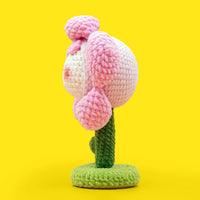 Amigurumi Pink Flower Crochet Kit - HiCrochet