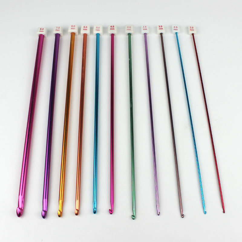 Multicolor Aluminum Tunisian Crochet Hook