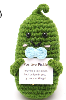 Cute Crochet Dolls - Positive & Emotional Support Animals, Fruits, Vegetables, Plants