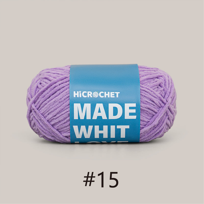 Crochet Yarn (100% polyester & 135m)