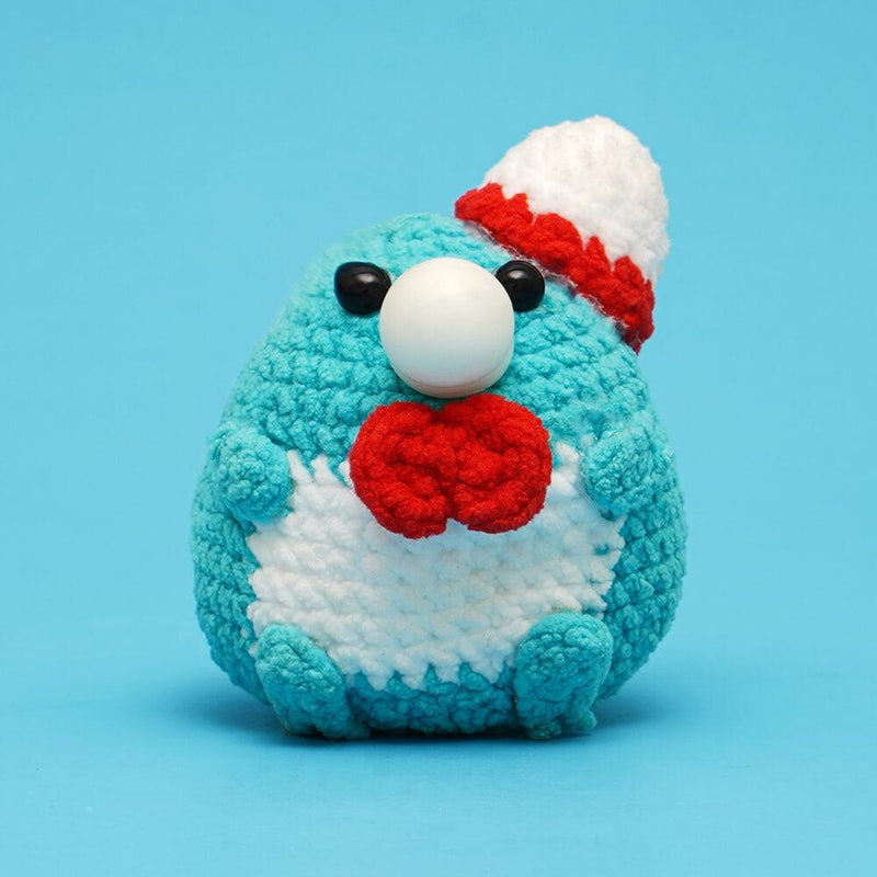 Press Bubble Penguin Animal Crochet Kit - HiCrochet