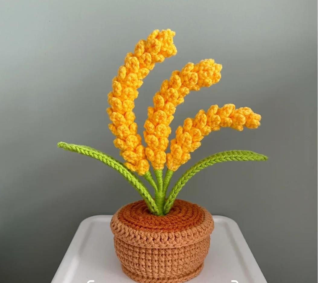 Wheat Plant Crochet Pattern