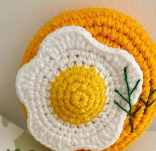 Fruit Mango Donut Food Crochet Pattern