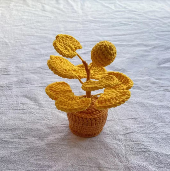 Ginkgo Pot Crochet Pattern