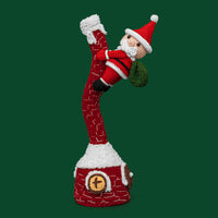 Singing and Dancing Christmas Climbing Santa Crochet Kit