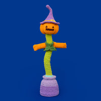 Singing and Dancing Halloween Pumpkin Head Crochet Kit