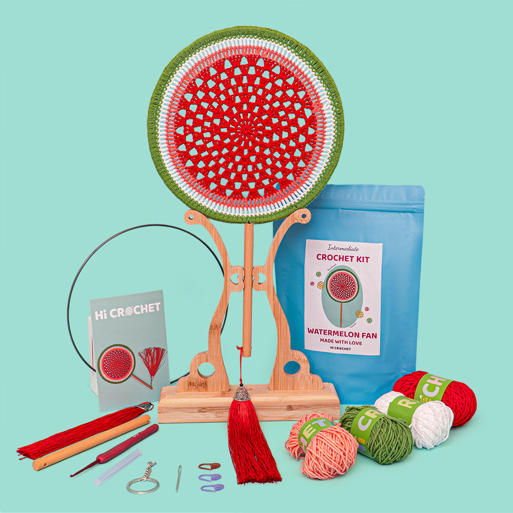 Watermelon Fan Crochet Kit