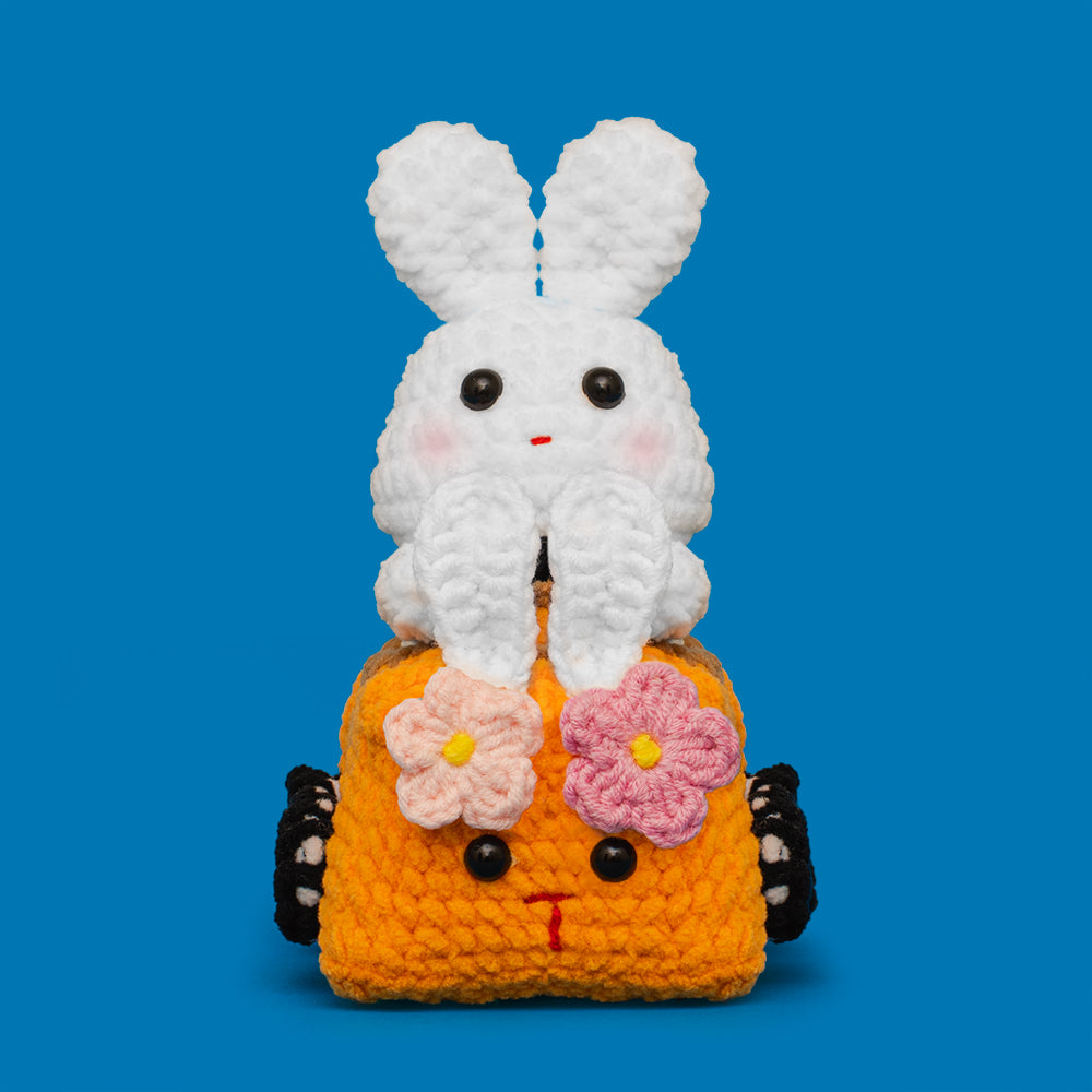 Bunny Racing Car Crochet Kit