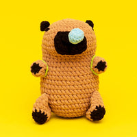 Runny Nose Capybara with Press Bubble Mini Capybara Crochet Kits - HiCrochet