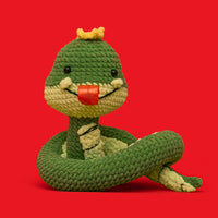 Tongue-Out Snake Crochet Kit