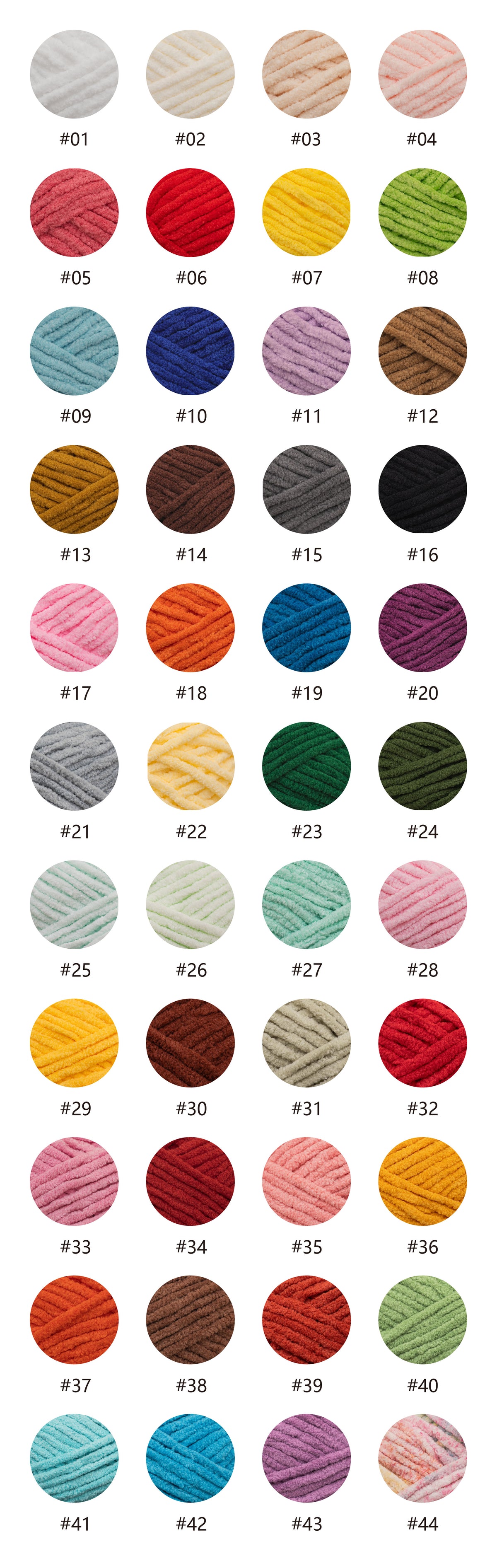 Crochet Yarn (75% Cotton 25% Nylon)