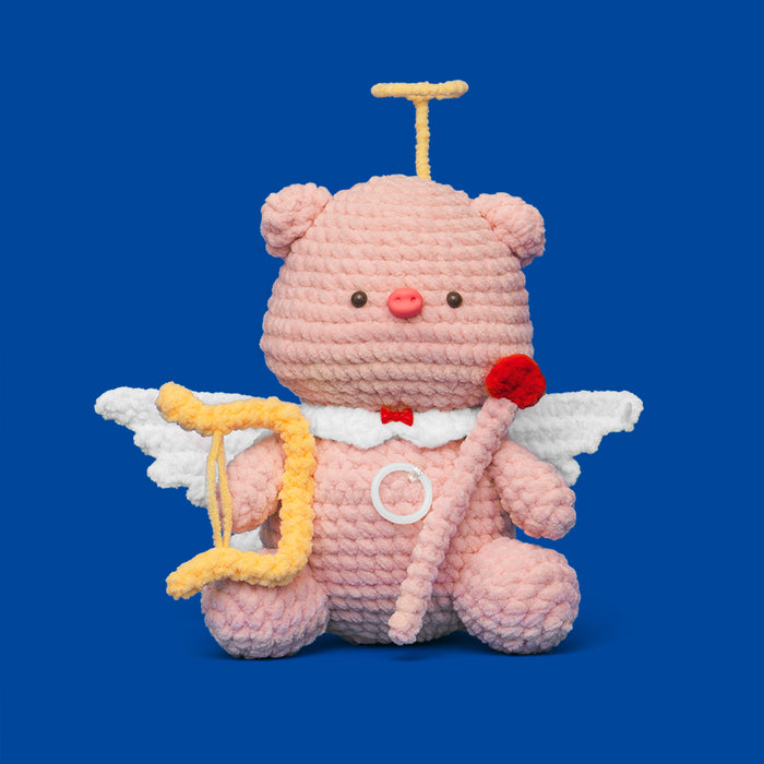 Angel Piggy Crochet Kit