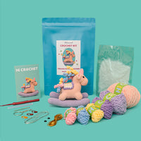 Cute Trojan Horse Unicorn Crochet Kit