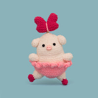 Ballerina Piggy Crochet Kit