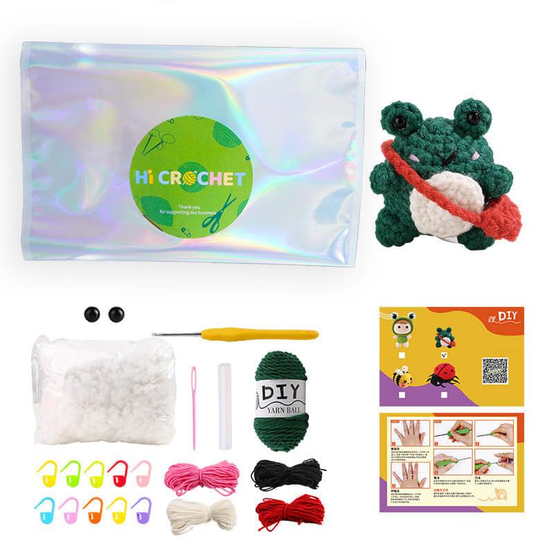 Berggers Crochet Kit for Beginners Adults and Kids with Easy Yarn,Knitting  Kit Amigurumi with Step-by-Step Video Tutorials，Crochet Kit is Friendly for  Starter -White Bunny - Yahoo Shopping