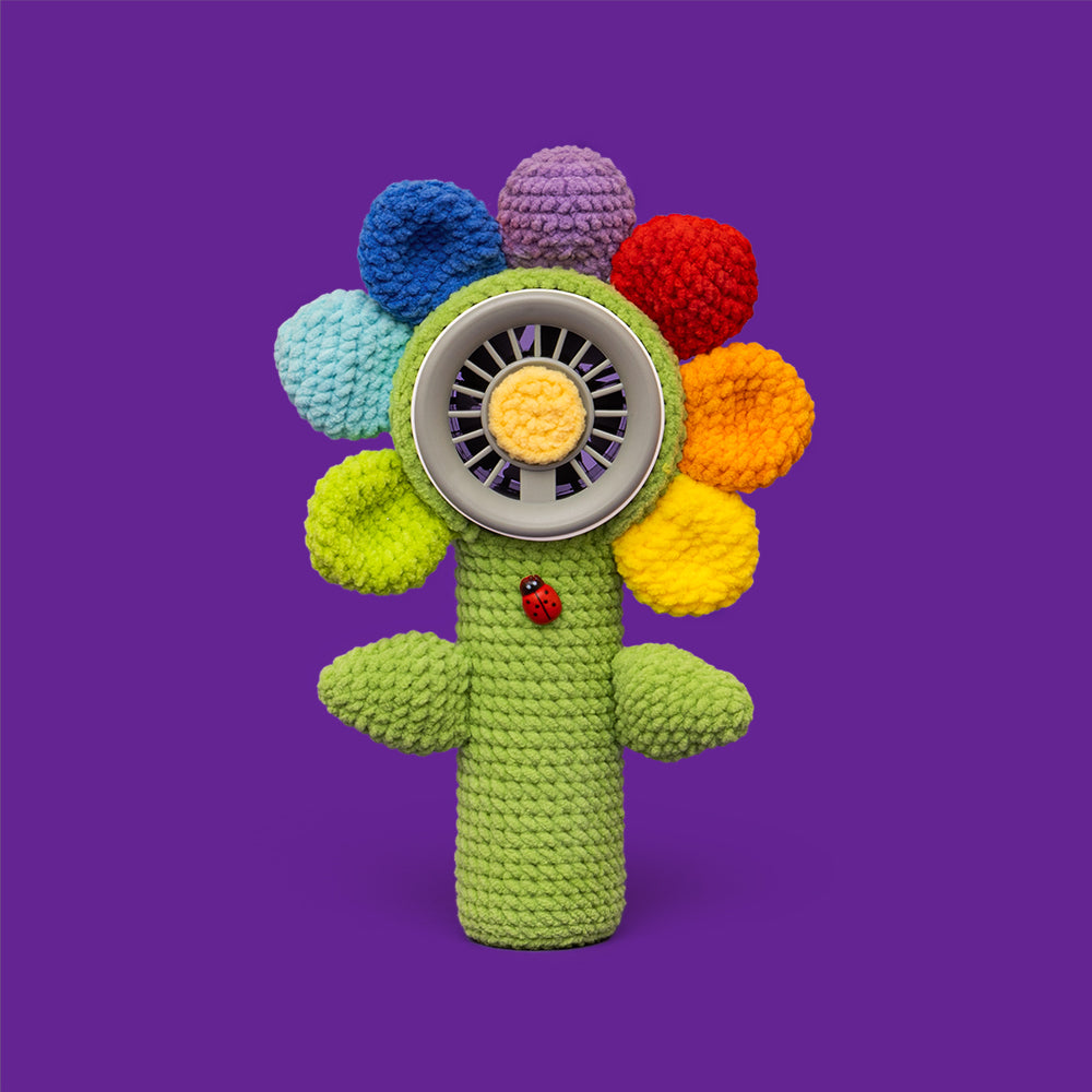 Seven Color Flower-Fan Crochet Kit