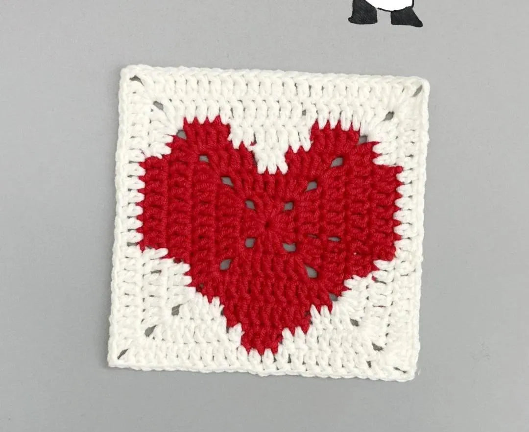 Free Crochet Red Heart Granny Square Pattern