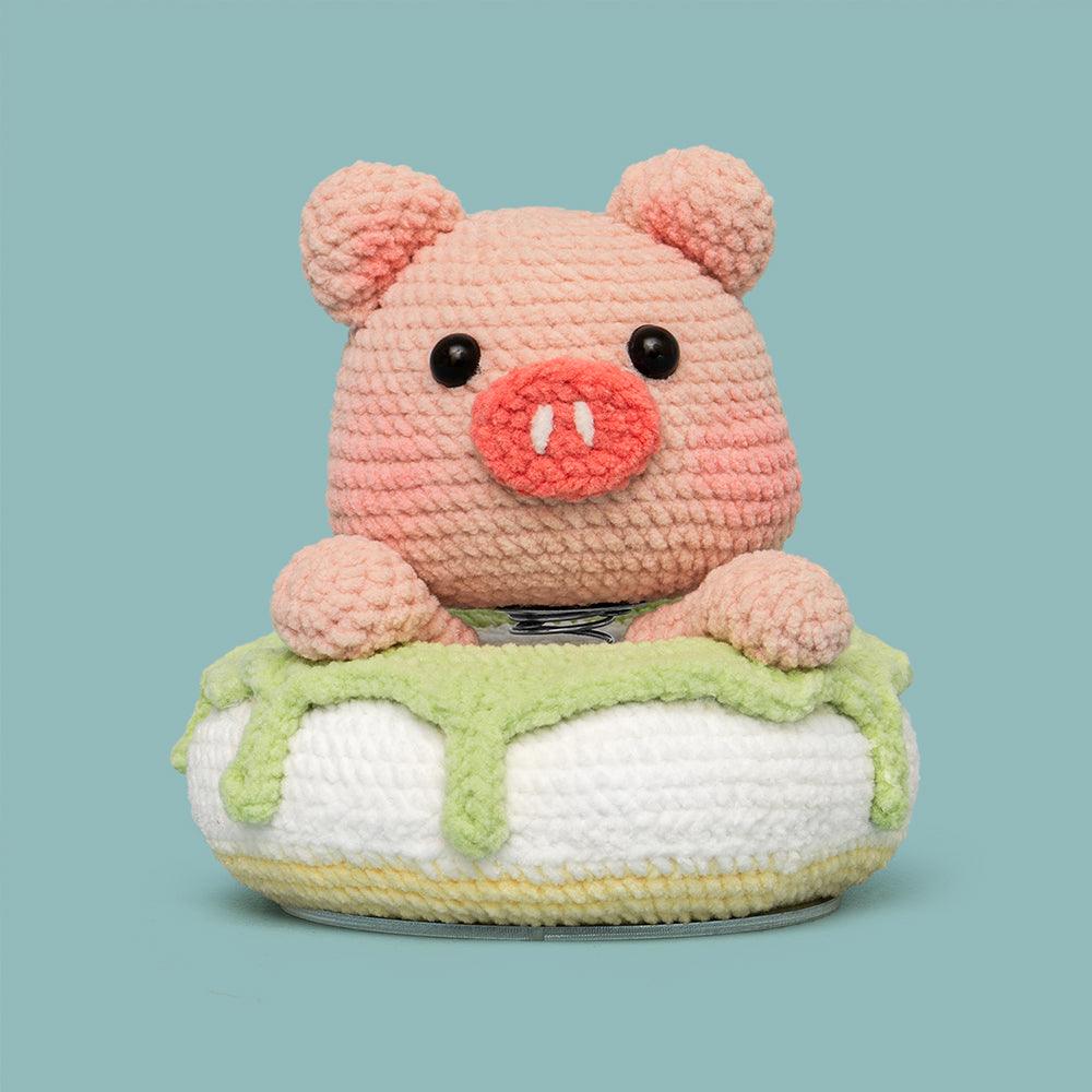 Cute Donut Pig Crochet Kit - HiCrochet