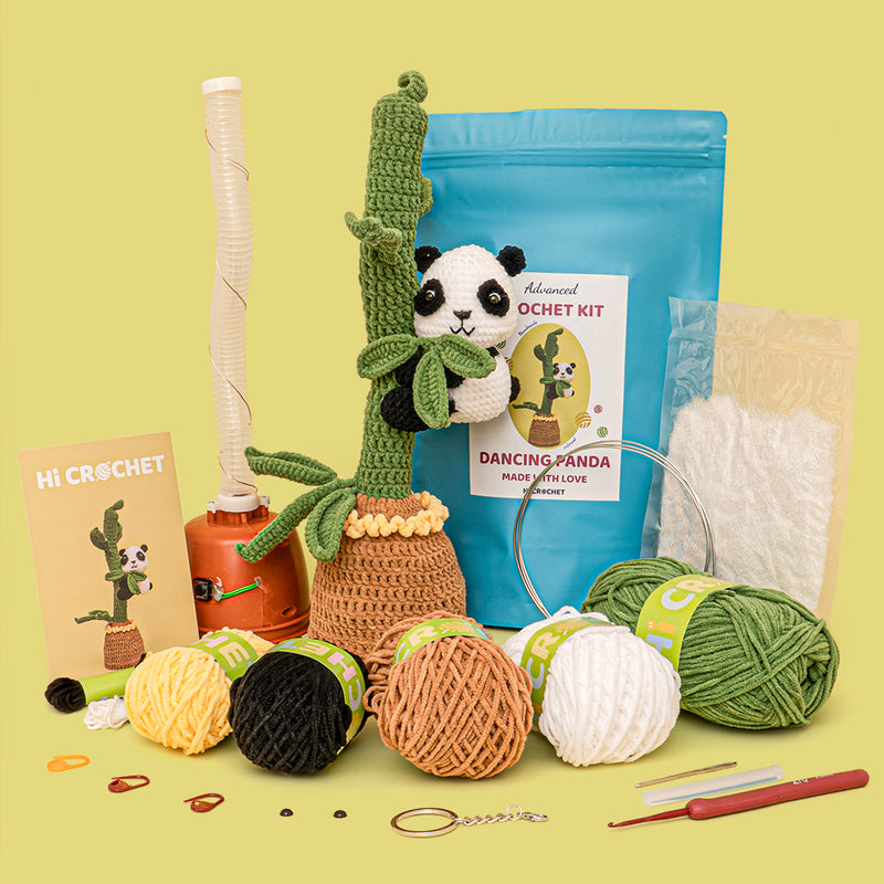 Singing and Dancing Panda Crochet Kit