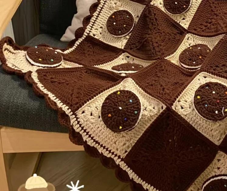 Free Crochet Oreo Cookie Blanket Pattern