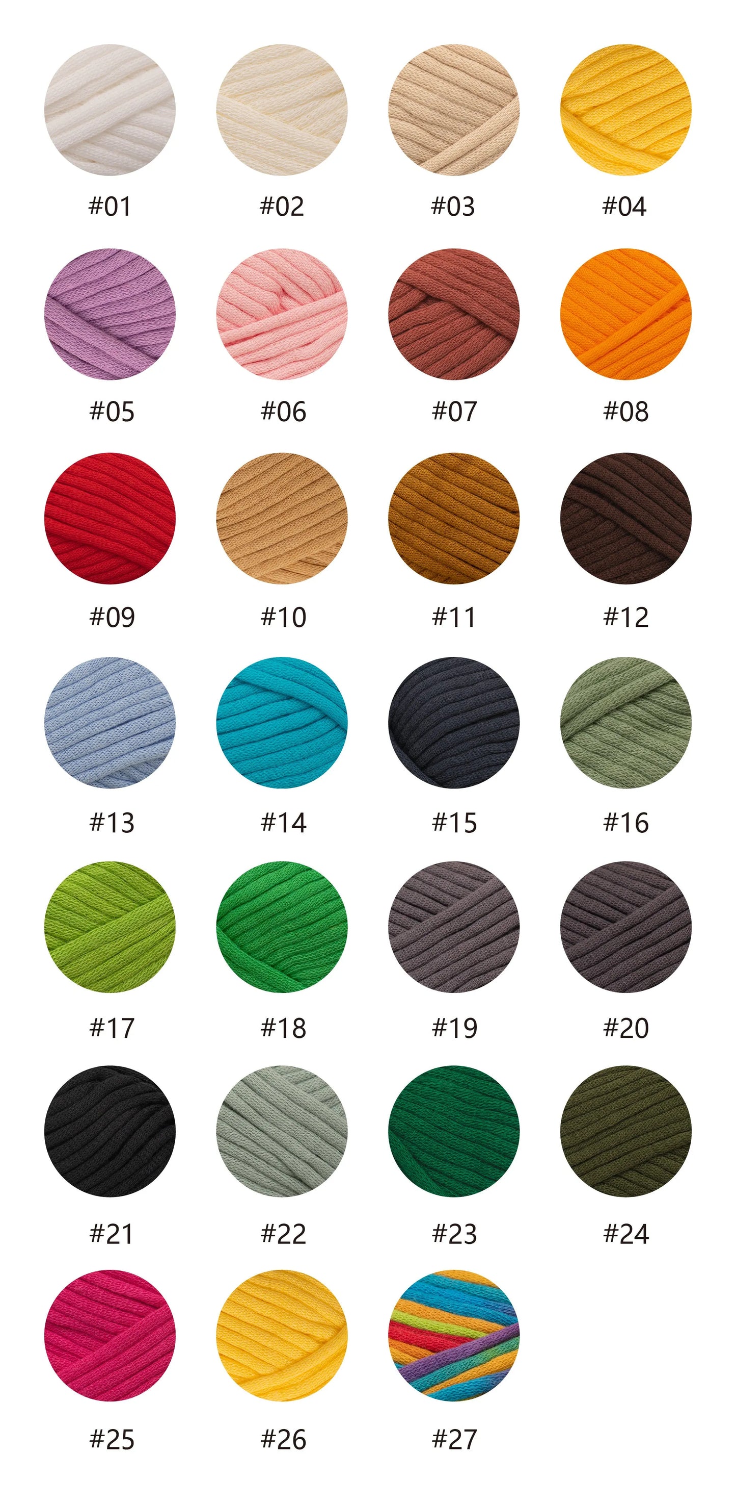 Crochet Yarn ZXM-1 (68% Cotton + 32% Nylon)