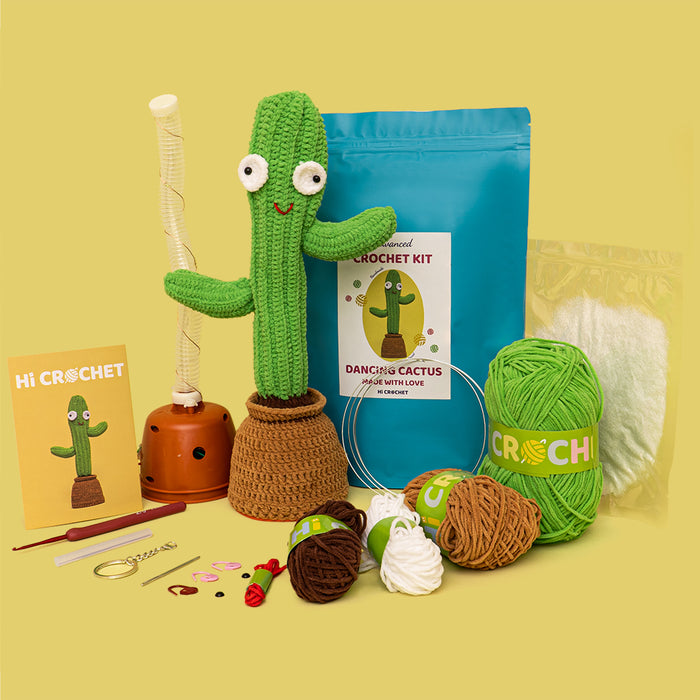 Singing and Dancing Cactus Crochet Kit