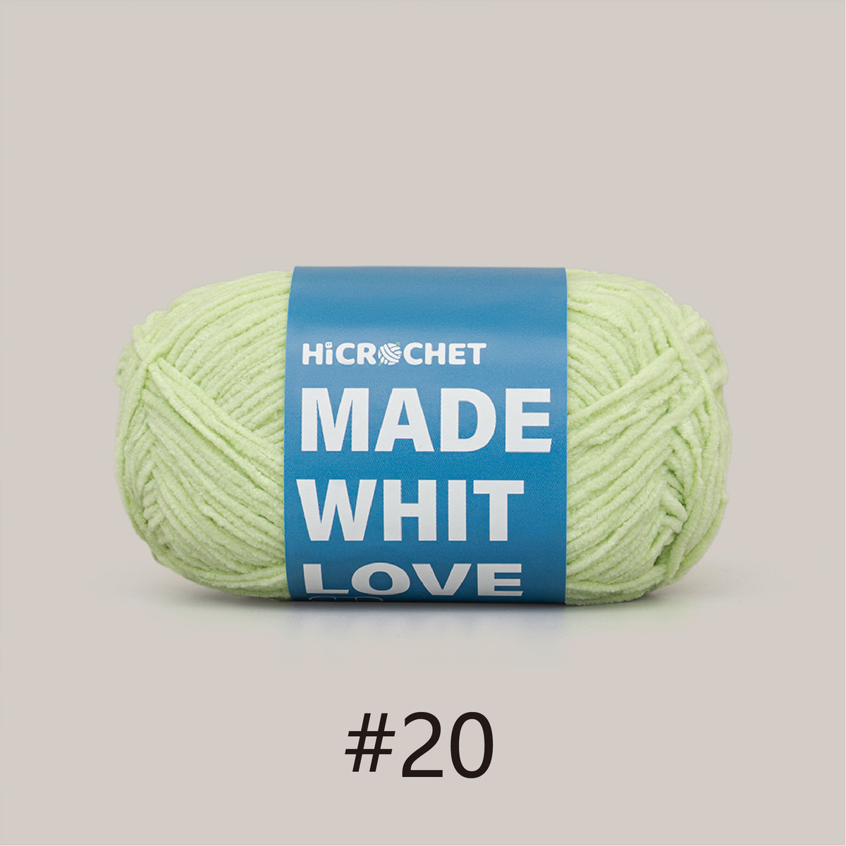 Crochet Yarn (100% polyester & 135m)