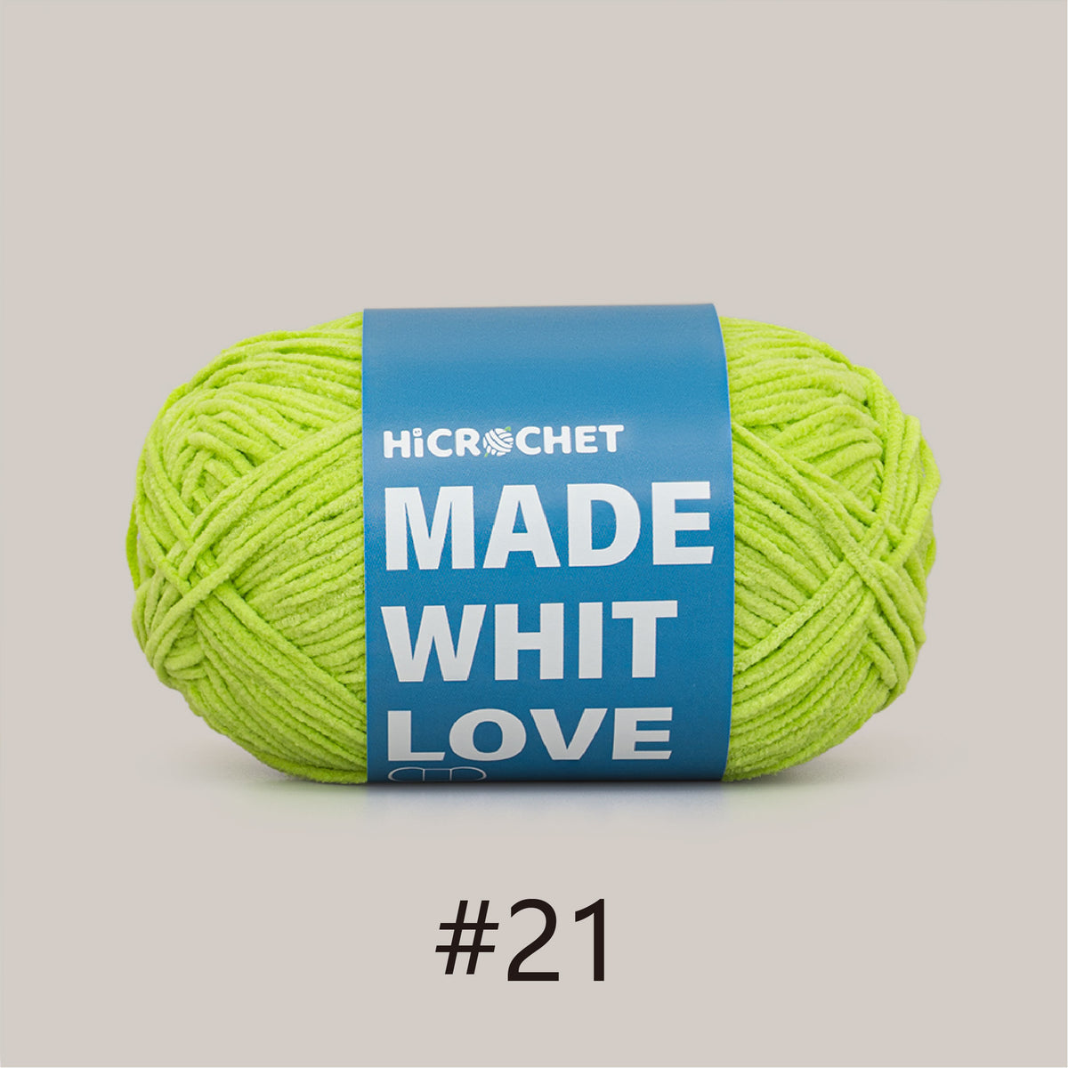 Crochet Yarn (100% polyester & 135m)