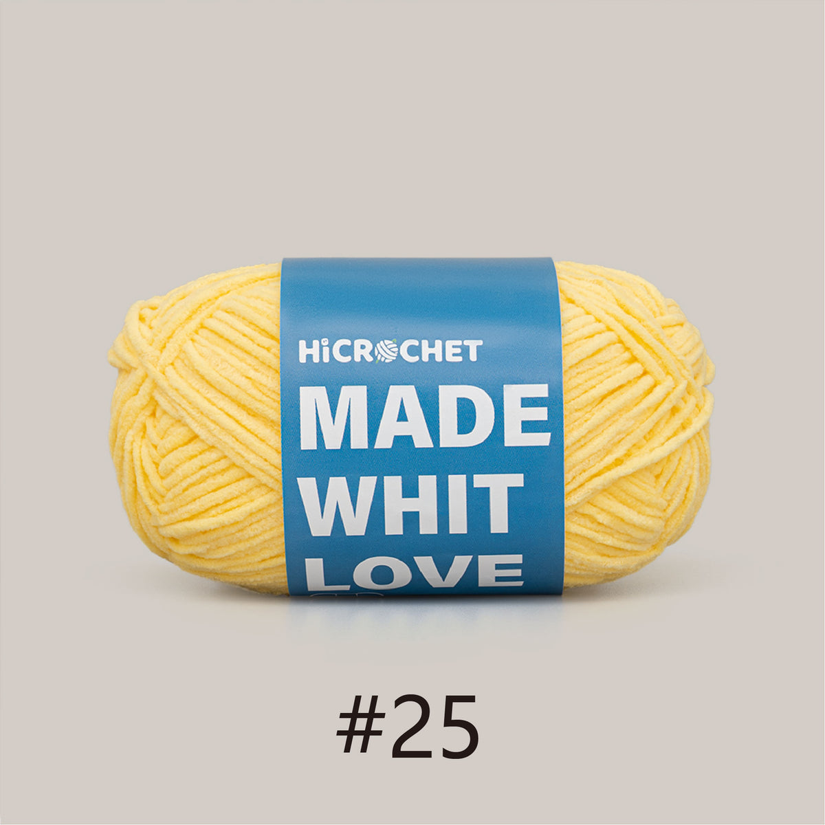 Crochet Yarn (100% polyester & 135m)