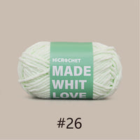 Crochet Yarn (75% Cotton 25% Nylon)