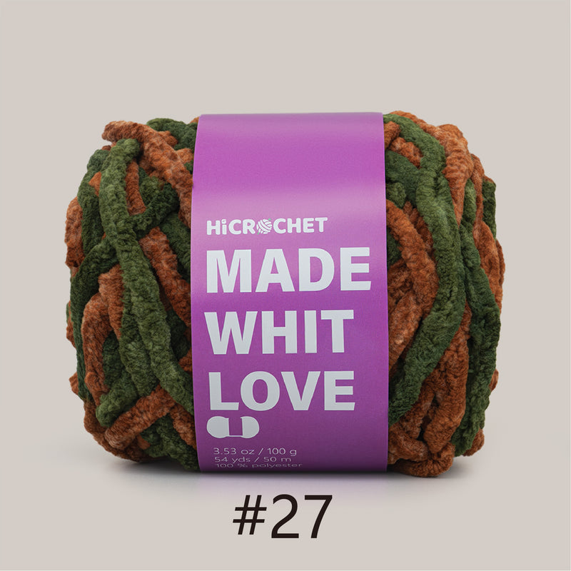 Crochet Yarn (100% polyester & 100 g/pc)