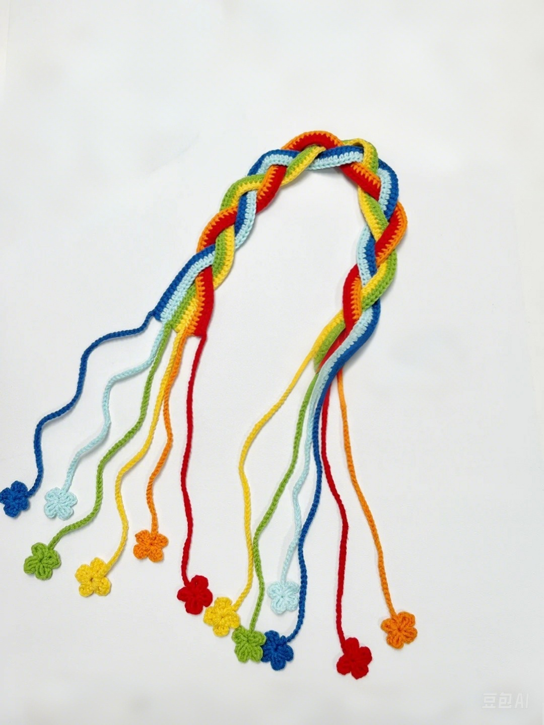 Free Crochet Rainbow Headband Pattern