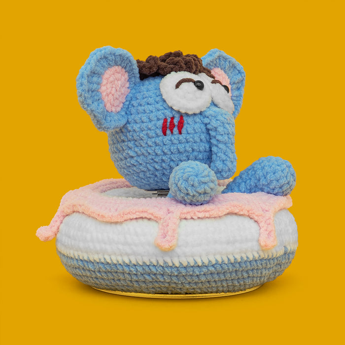 Cute Donut Elephant Crochet Kit