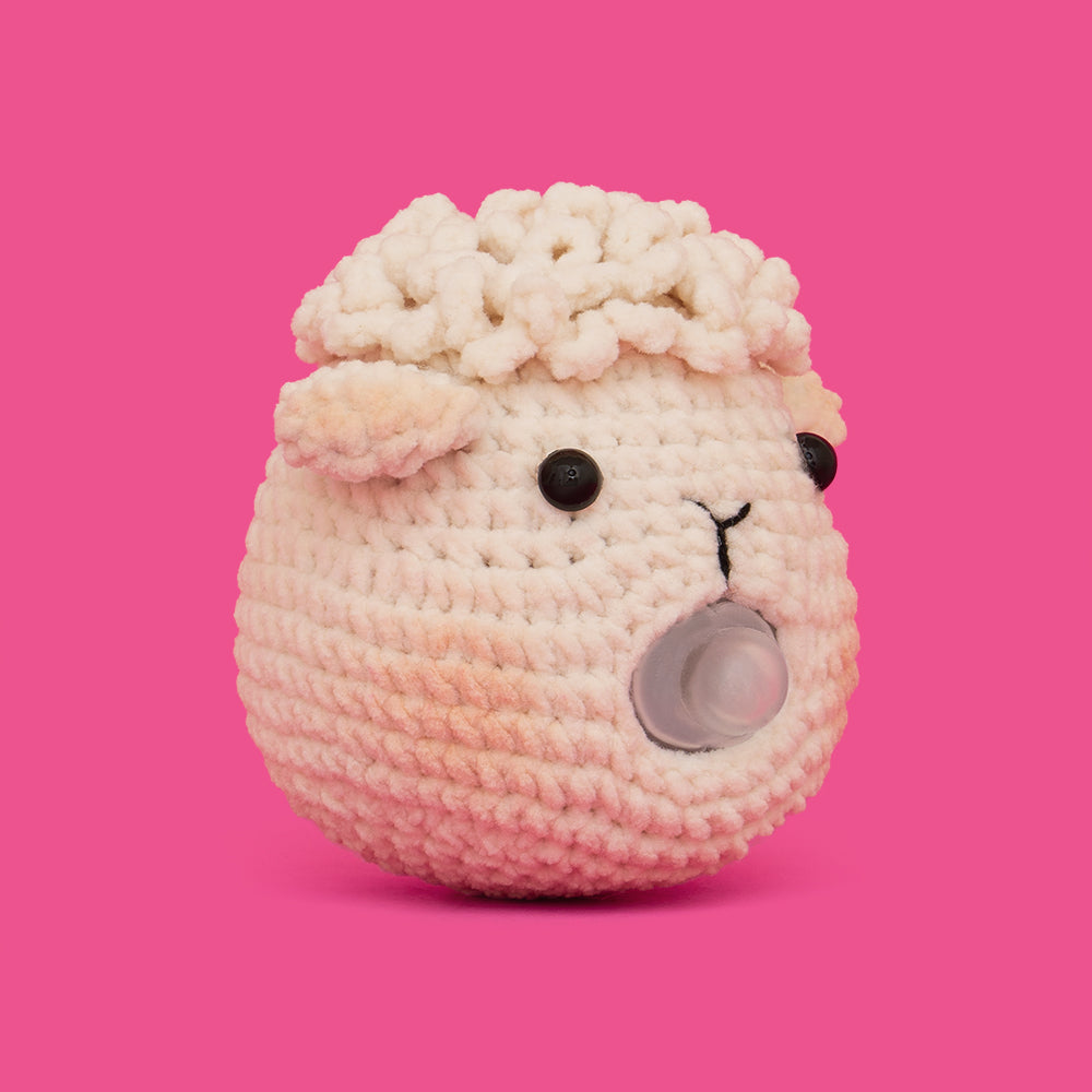 Press Bubble Lamb Crochet Kit