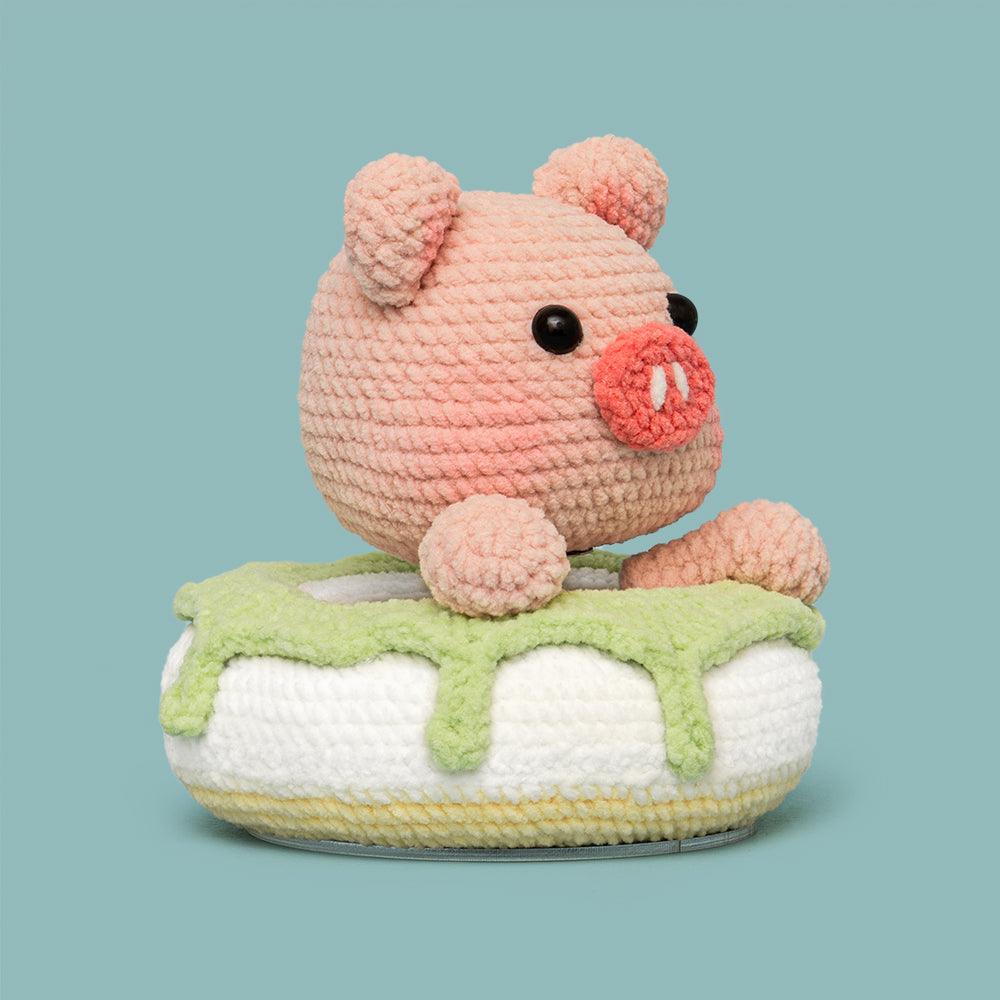 Cute Donut Pig Crochet Kit - HiCrochet